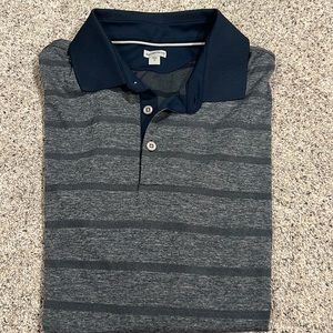 Ashworth stripped polo short sleeve XL
